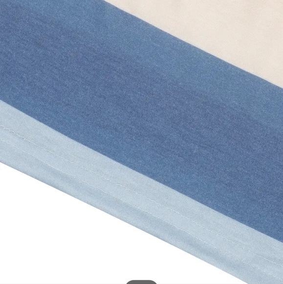 Womens Summer Dresses For Island Vacation, Striped Drawstring Lace Up Dress - Picture 5 of 6